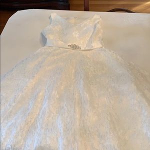 White Lace Dress. Girl’s Size 10